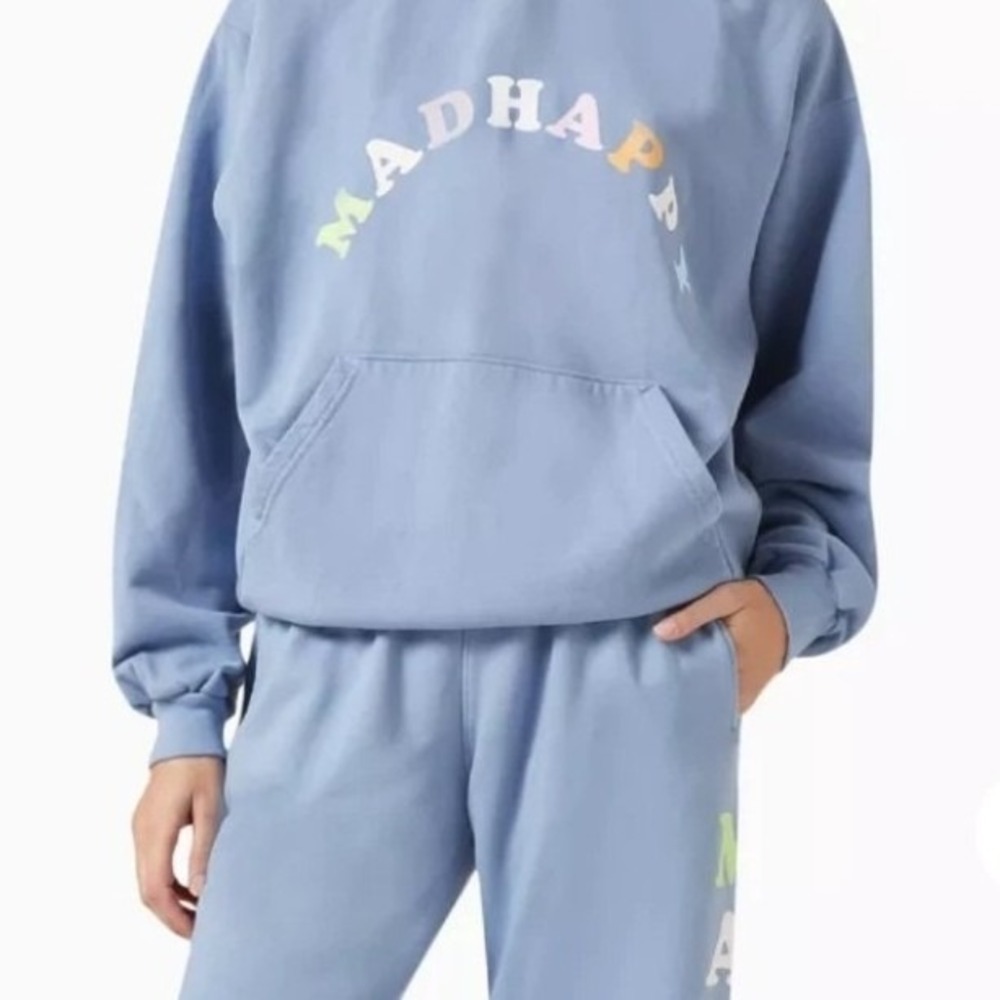 Madhappy hoodie sweatpants outfit set large pastels French terry